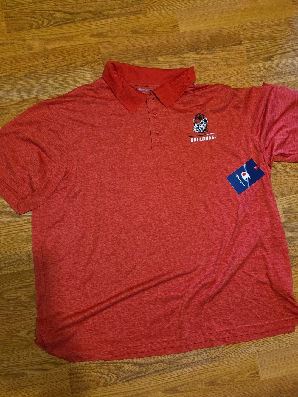 Champion Red Bulldogs Embroidered Polo